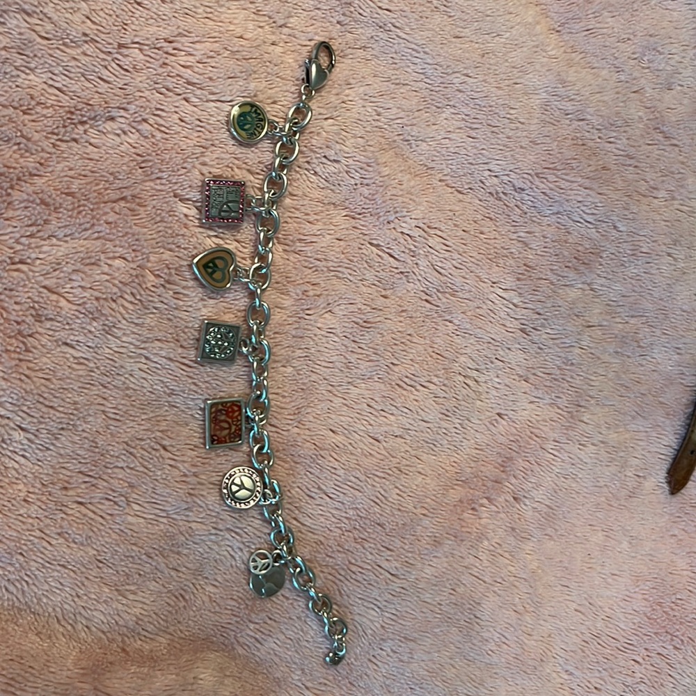 Brighton peace charm bracelet